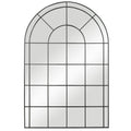 Uttermost Grantola Black Arch Iron Mirror 09698