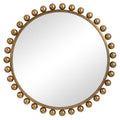 Uttermost Cyra Gold Round Mirror 09695
