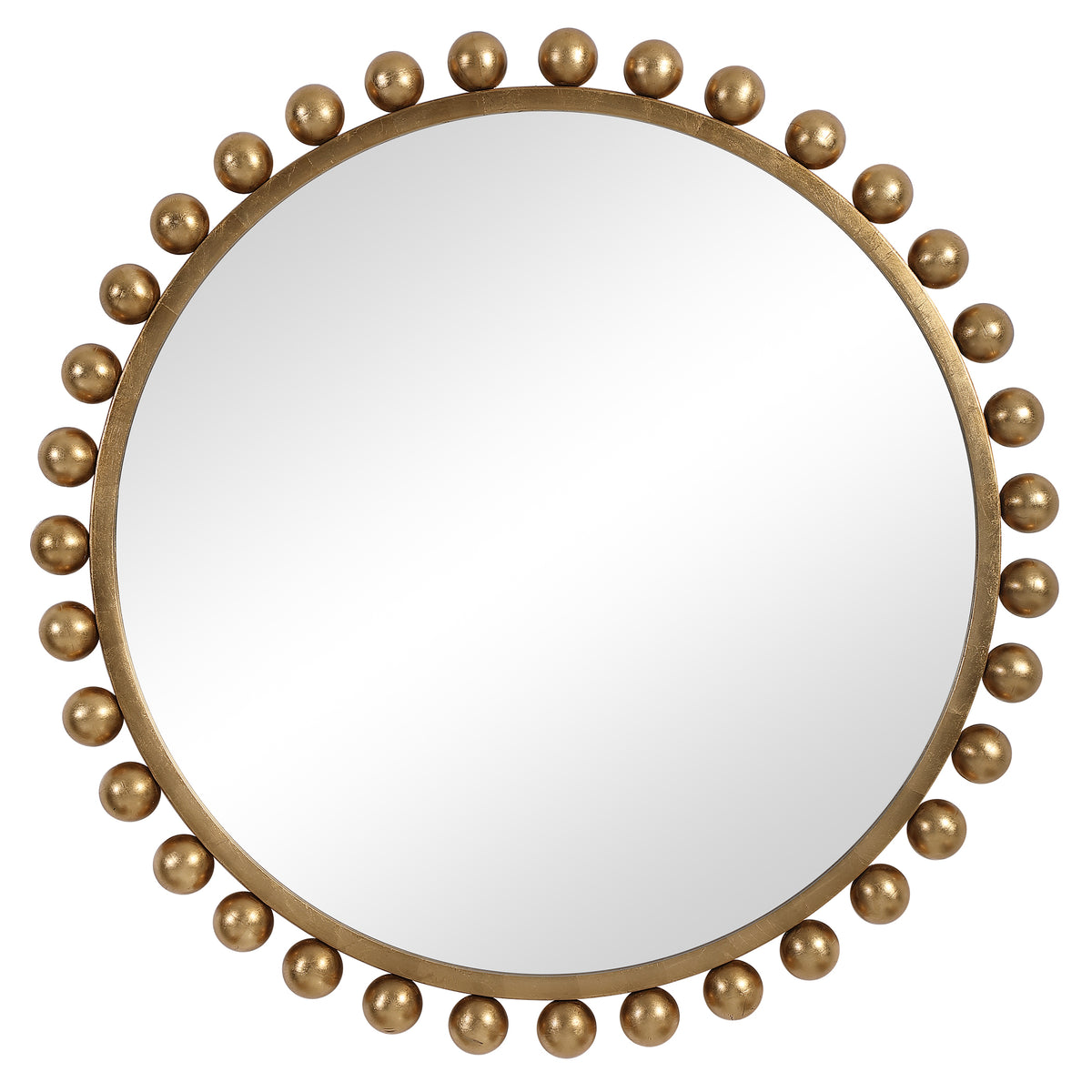 Uttermost Cyra Gold Round Mirror 09695