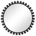 Uttermost Cyra Black Round Mirror 09694