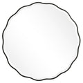 Uttermost Aneta Black Round Mirror 09693