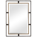 Uttermost Carrizo Gold & Bronze Rectangle Mirror 09711