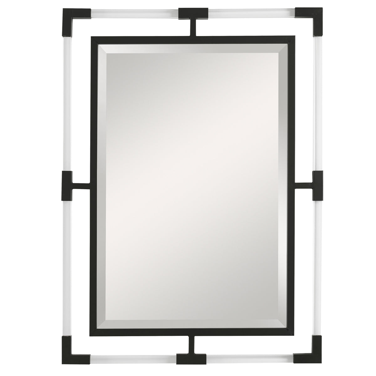 Uttermost Balkan Black Iron Mirror 09713