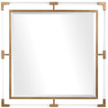 Uttermost Balkan Golden Square Mirror 09714