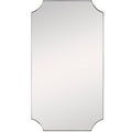 Uttermost Lennox Brass Scalloped Corner Mirror 09727