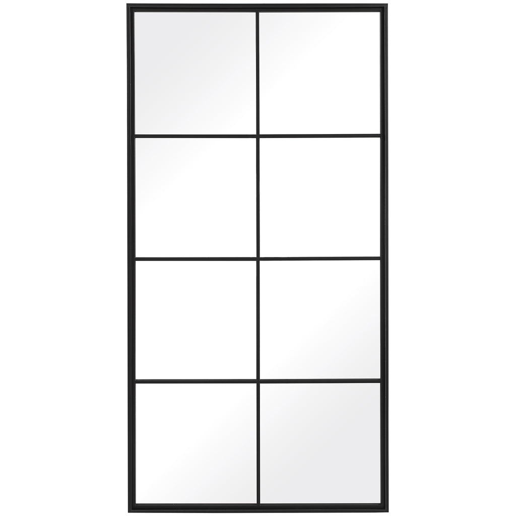Uttermost Rousseau Iron Window Mirror 09732