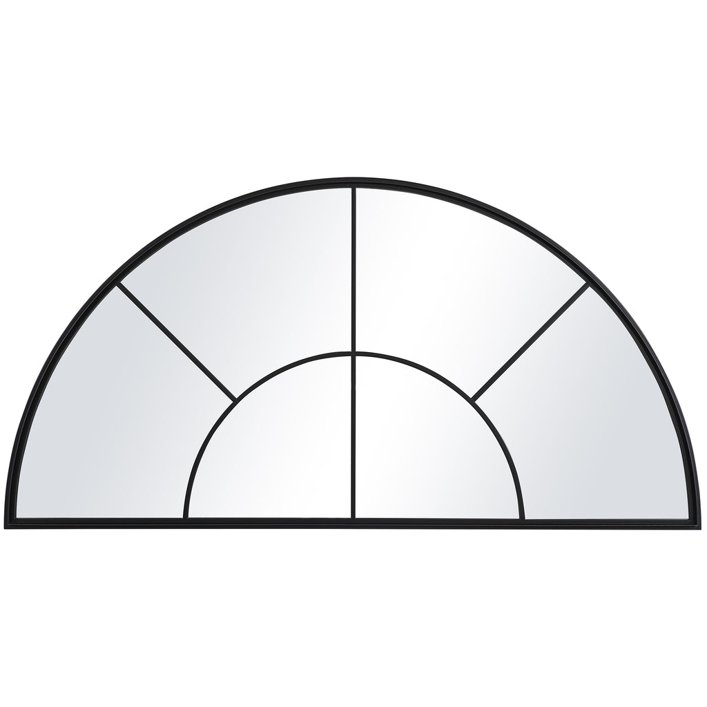 Uttermost Rousseau Iron Window Arch Mirror 09733