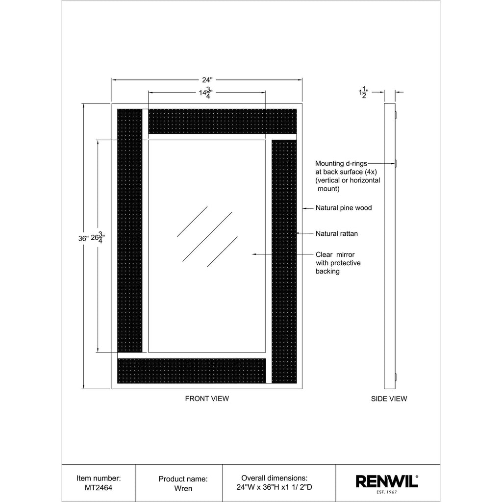 RENWIL WREN MIRROR MT2464