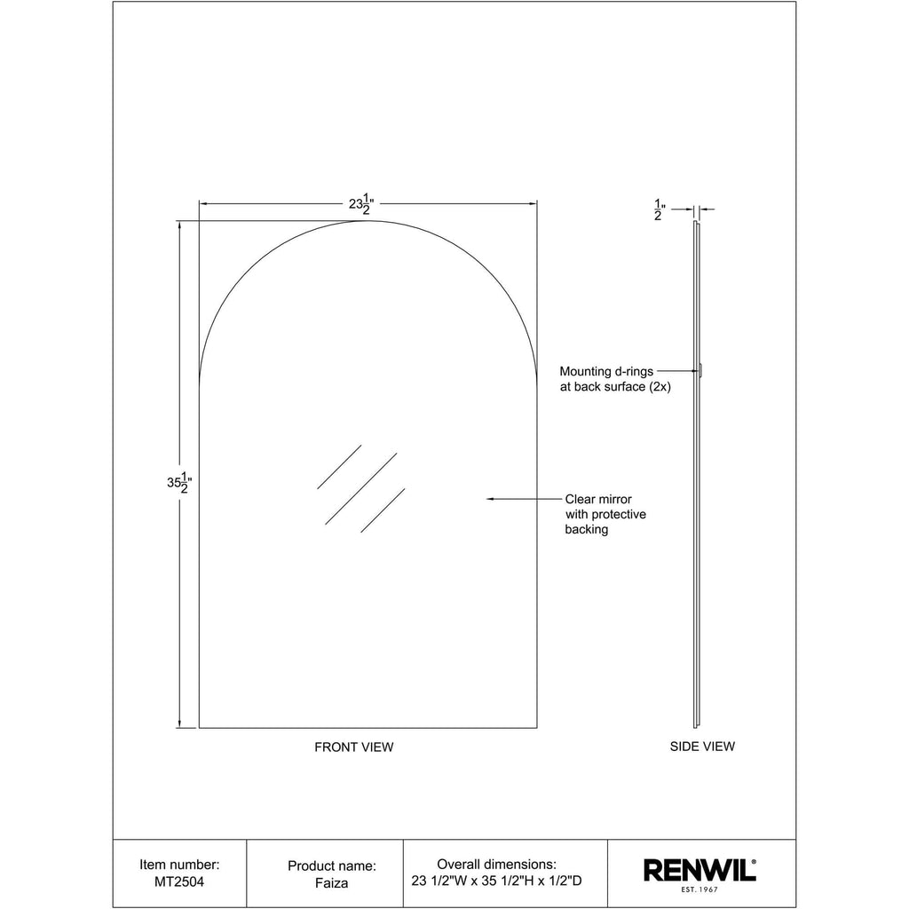 RENWIL FAIZA MIRROR MT2504