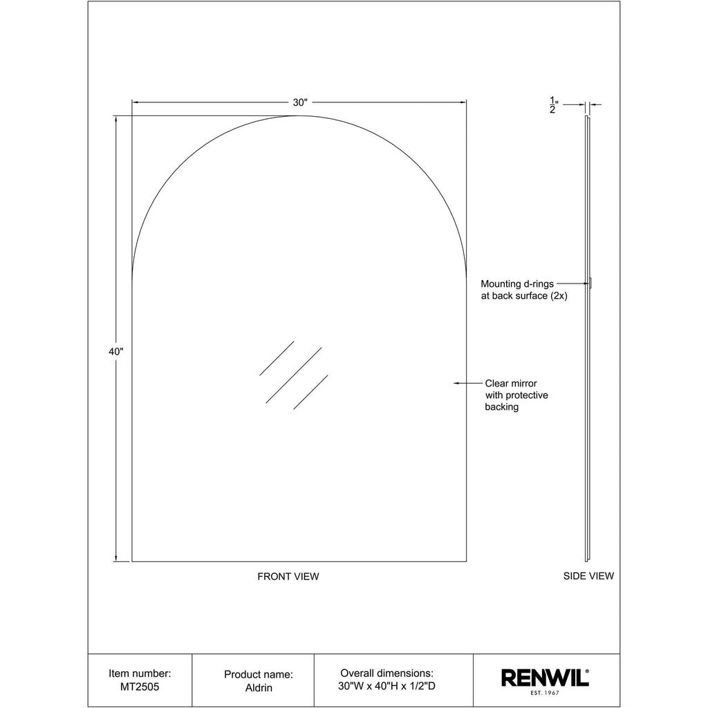 RENWIL ALDRIN MIRROR MT2505