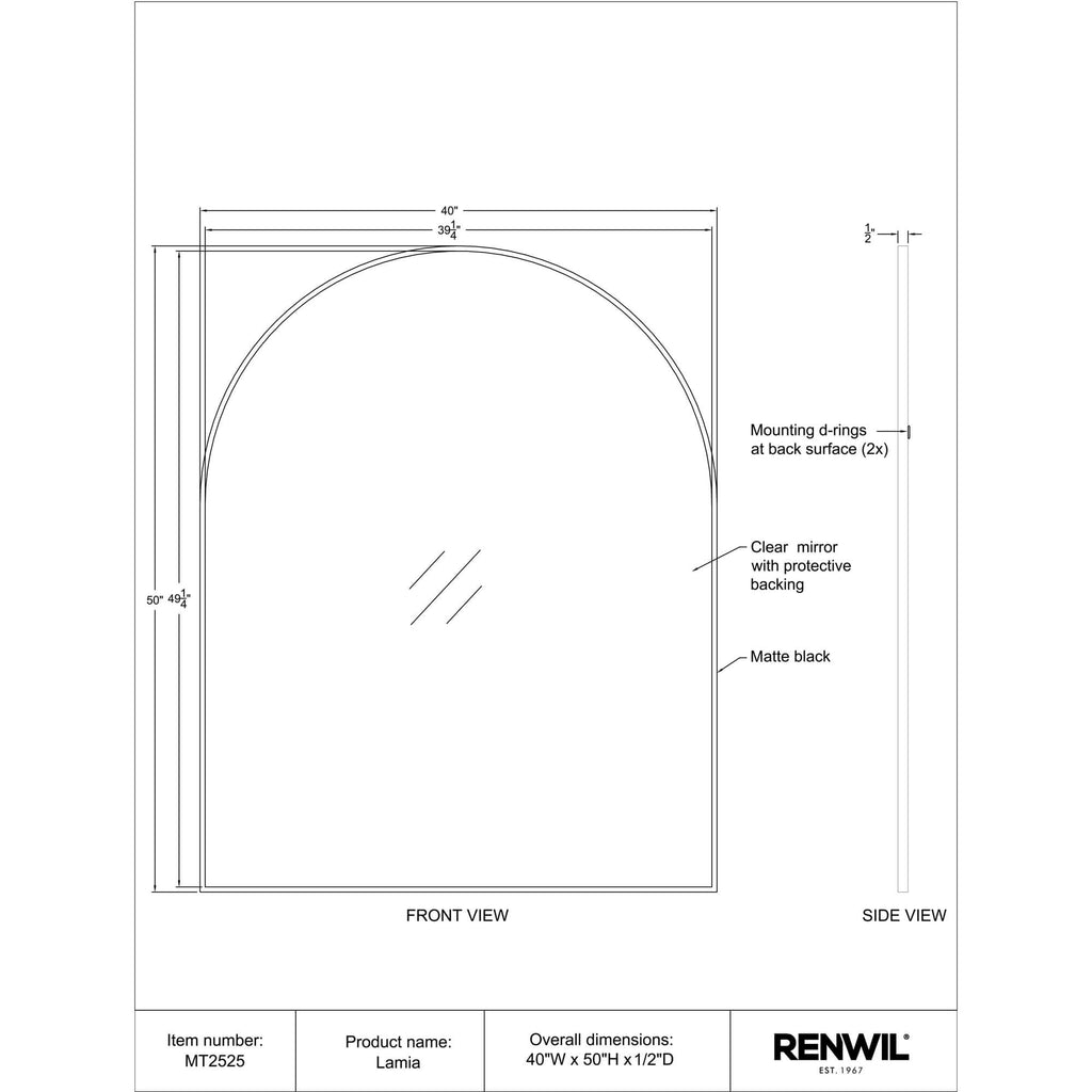 RENWIL LAMIA MIRROR MT2525
