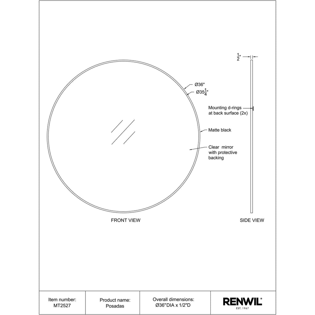 RENWIL POSADAS MIRROR MT2527