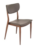 FURNISHINGS MATE MAVERICK CHAIR GREY SET OF TWO DC Y10-GR-BW