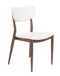 FURNISHINGS MATE MAVERICK CHAIR WHITE SET OF TWO DC Y10-WH-BW