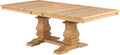CARDINAL WOODCRAFT MEDITERRANEAN DOUBLE PEDESTAL TABLE