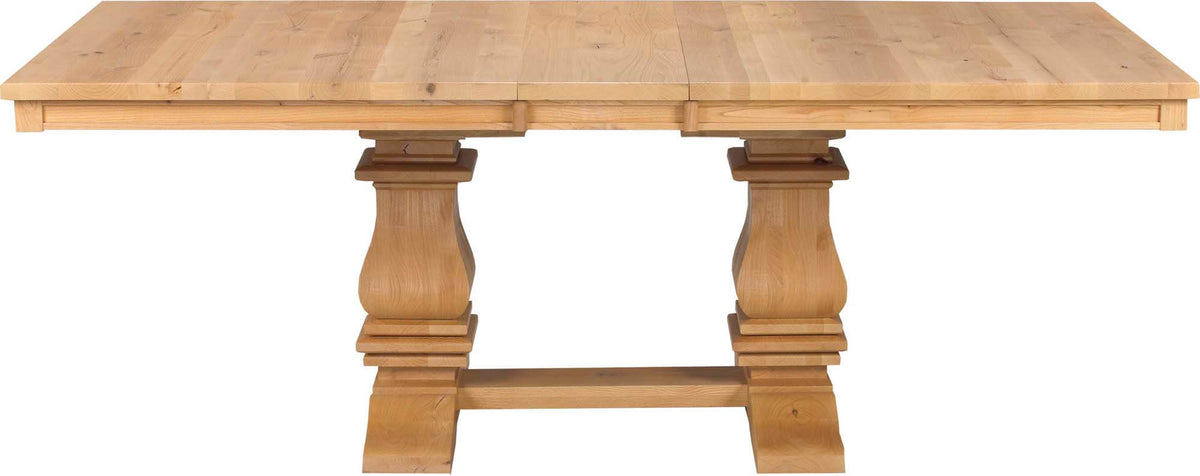 CARDINAL WOODCRAFT MEDITERRANEAN DOUBLE PEDESTAL TABLE