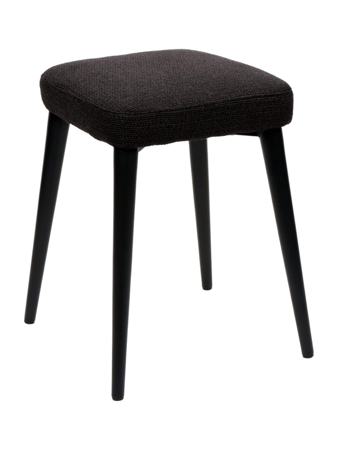 FURNISHINGS MATE MIDI STOOL SET OF TWO COAL E25-CL-MB