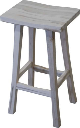 CARDINAL WOODCRAFT MISSION SADDLE STOOL