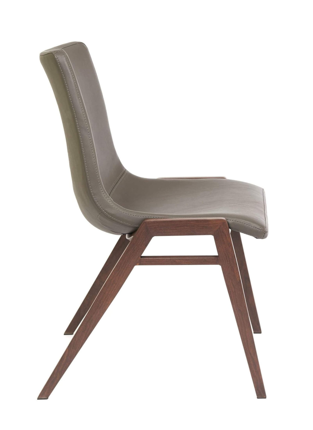 FURNISHINGS MATE MOON CHAIR GREY SET OF TWO DC 006-GR-BW
