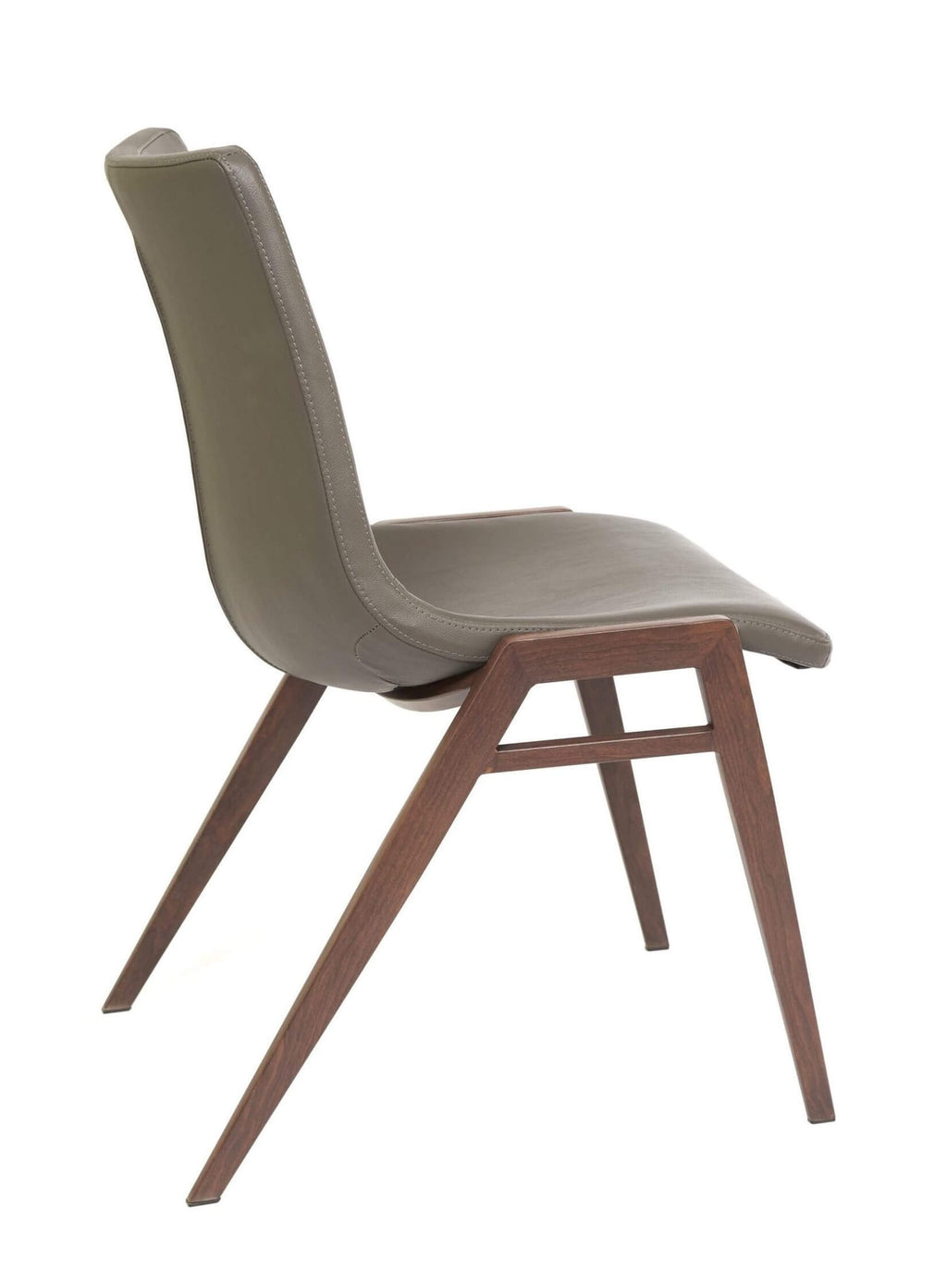 FURNISHINGS MATE MOON CHAIR GREY SET OF TWO DC 006-GR-BW