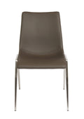 FURNISHINGS MATE MOON CHAIR GREY SET OF TWO DC 006-GR-SS