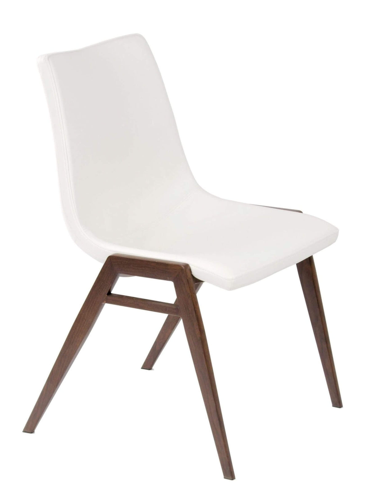 FURNISHINGS MATE MOON CHAIR WHITE SET OF TWO DC 006-WH-BW