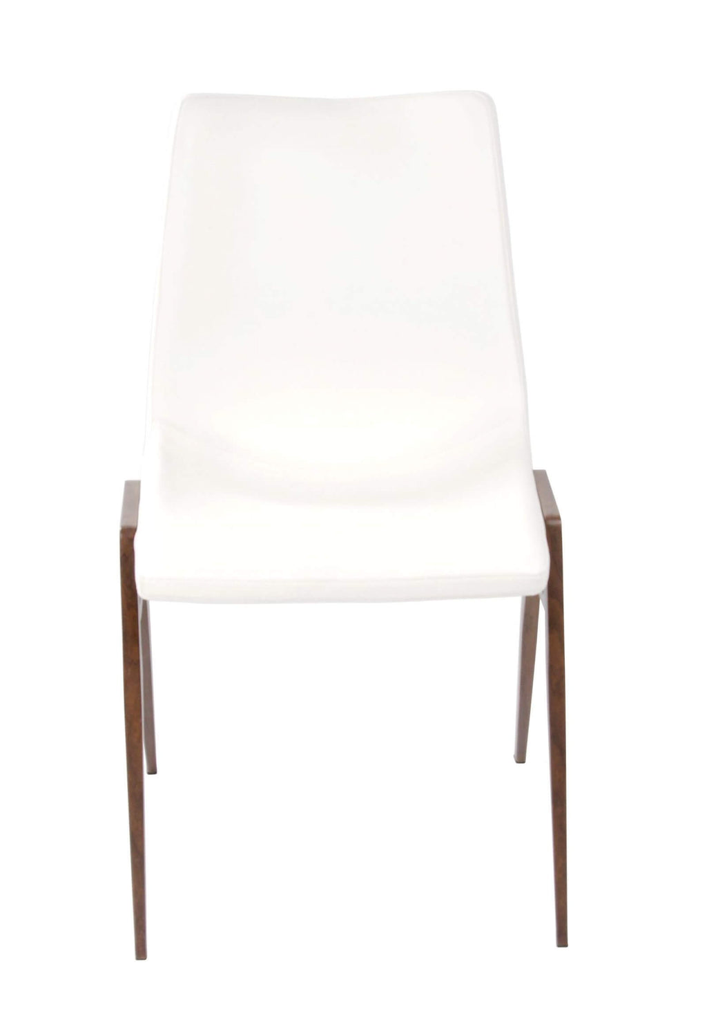FURNISHINGS MATE MOON CHAIR WHITE SET OF TWO DC 006-WH-BW
