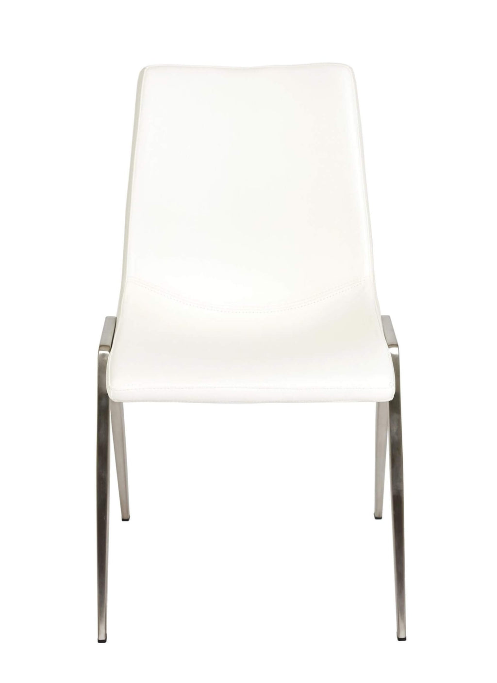 FURNISHINGS MATE MOON CHAIR WHITE SET OF TWO DC 006-WH-SS