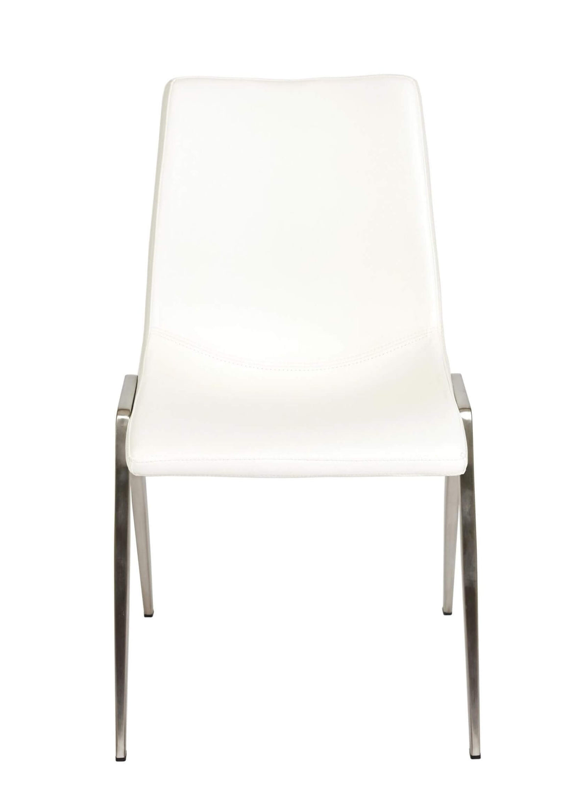 FURNISHINGS MATE MOON CHAIR WHITE SET OF TWO DC 006-WH-SS