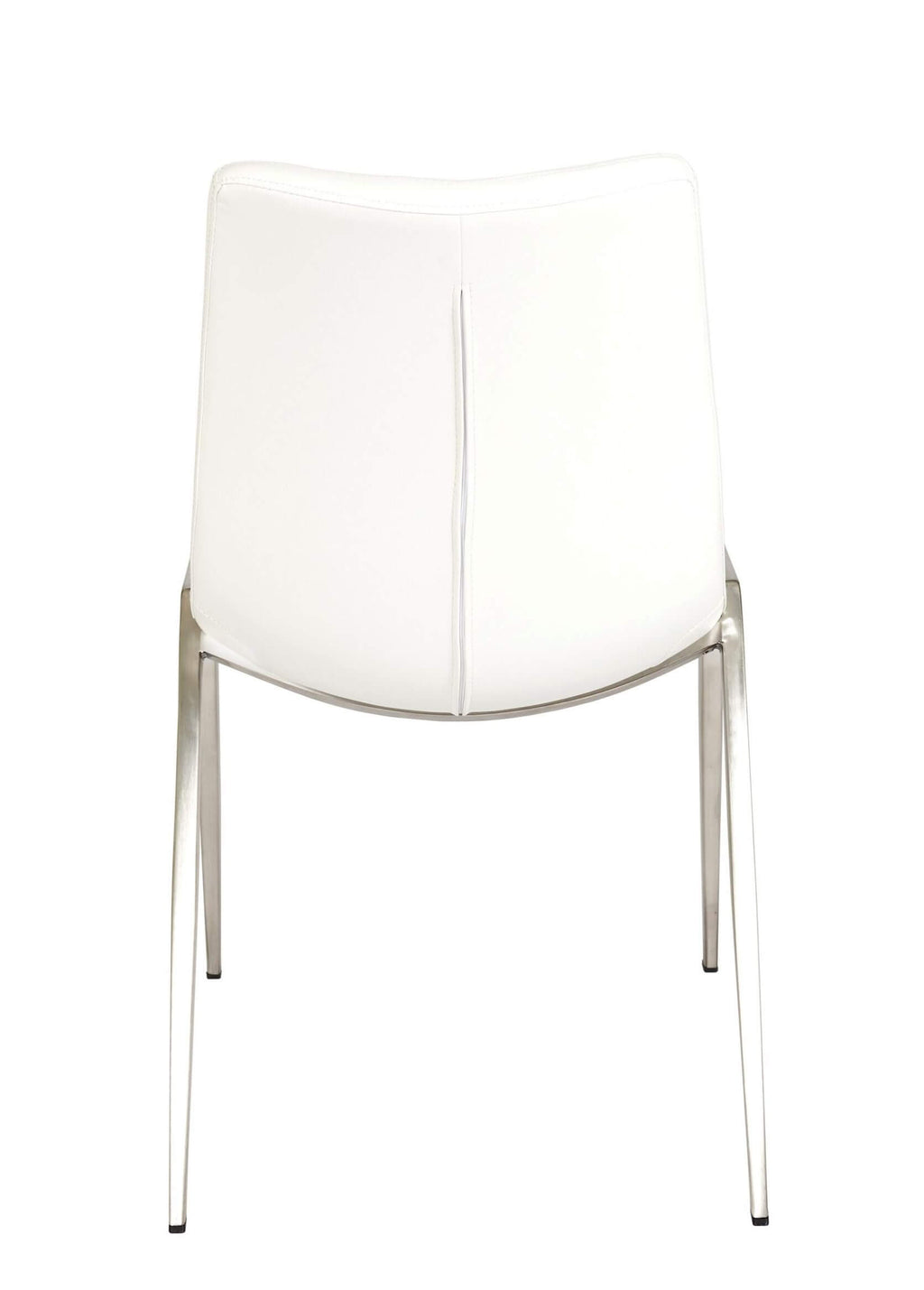 FURNISHINGS MATE MOON CHAIR WHITE SET OF TWO DC 006-WH-SS