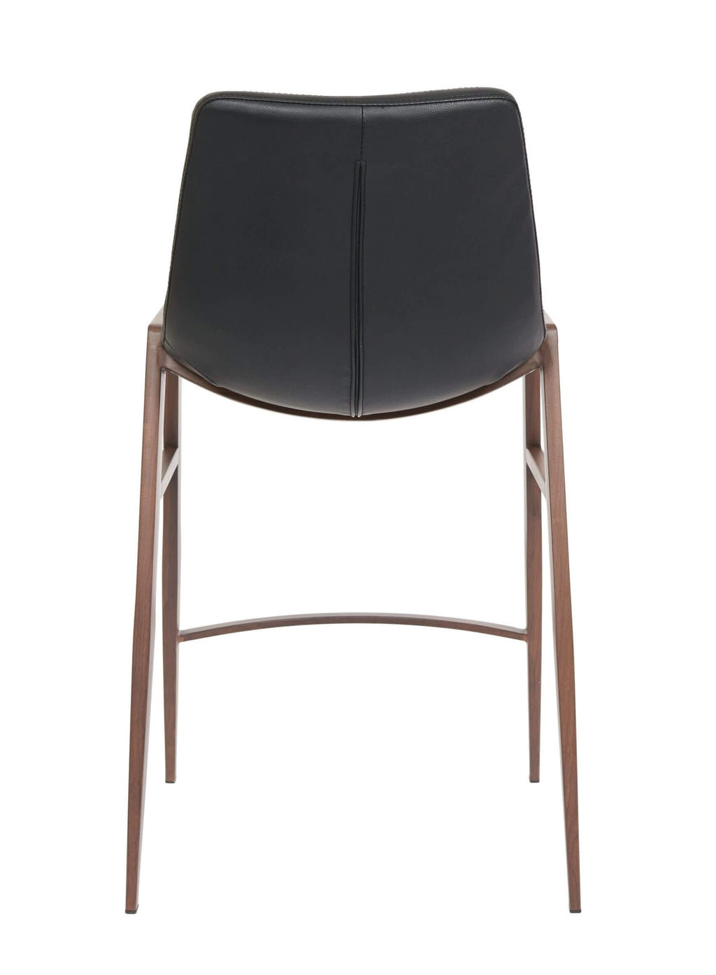 FURNISHINGS MATE MOON COUNTER STOOL BLACK SET OF TWO CS 006-BL-BW