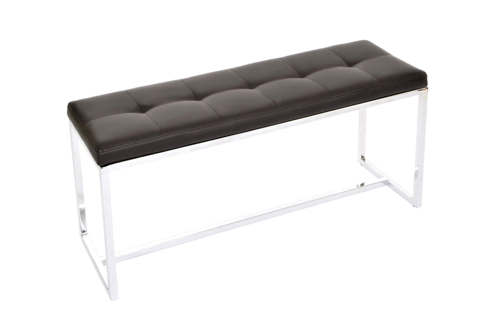 FURNISHINGS MATE NARROW BENCH BROWN E30-BR-SS