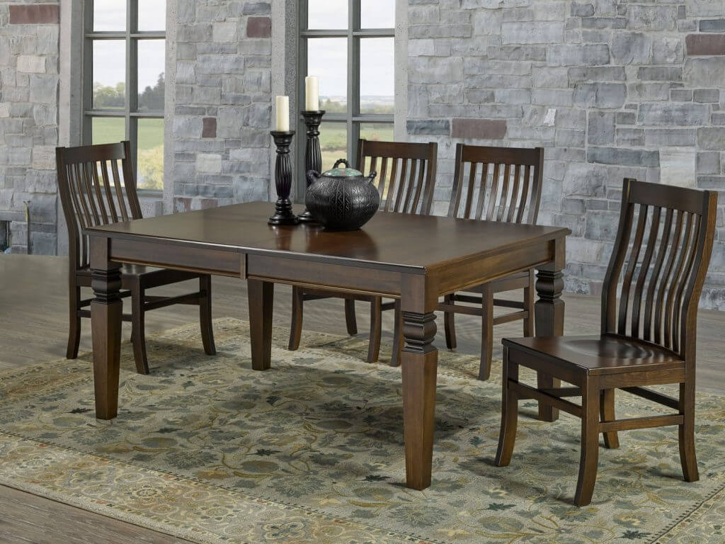 CARDINAL WOODCRAFT NOTRE DAME LEG TABLE
