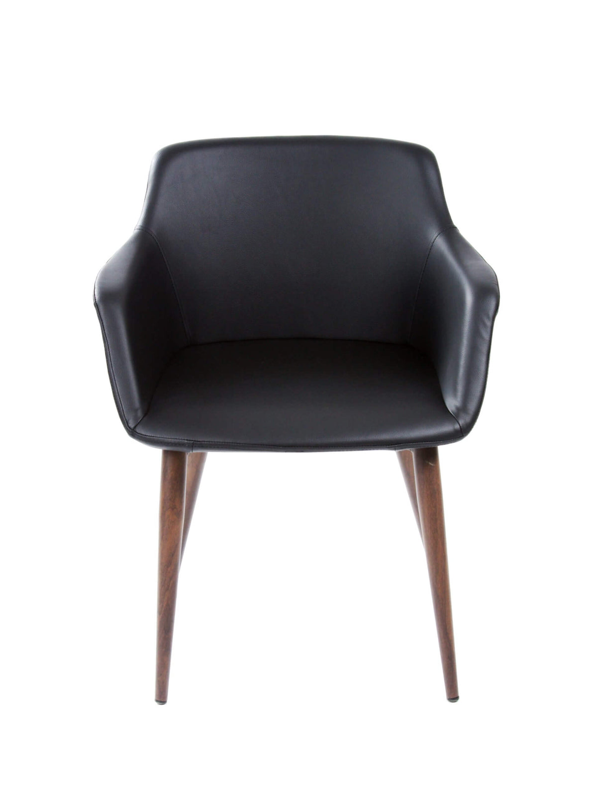 FURNISHINGS MATE OWEN CHAIR BLACK SET OF TWO DC 345-BL-BW