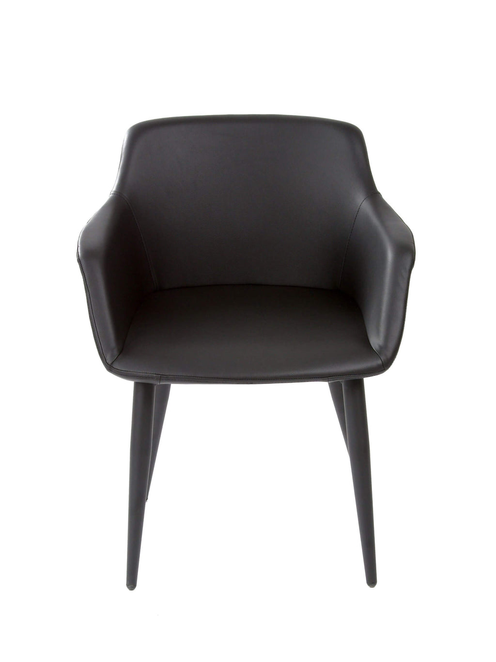 FURNISHINGS MATE OWEN CHAIR BLACK SET OF TWO DC 345-BL-MB
