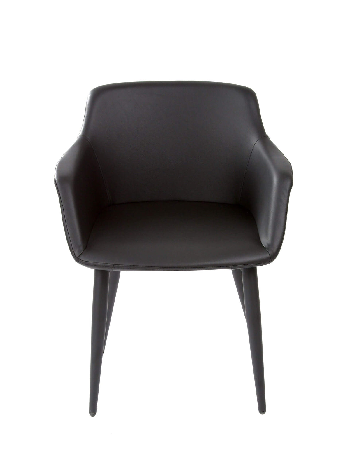 FURNISHINGS MATE OWEN CHAIR BLACK SET OF TWO DC 345-BL-MB
