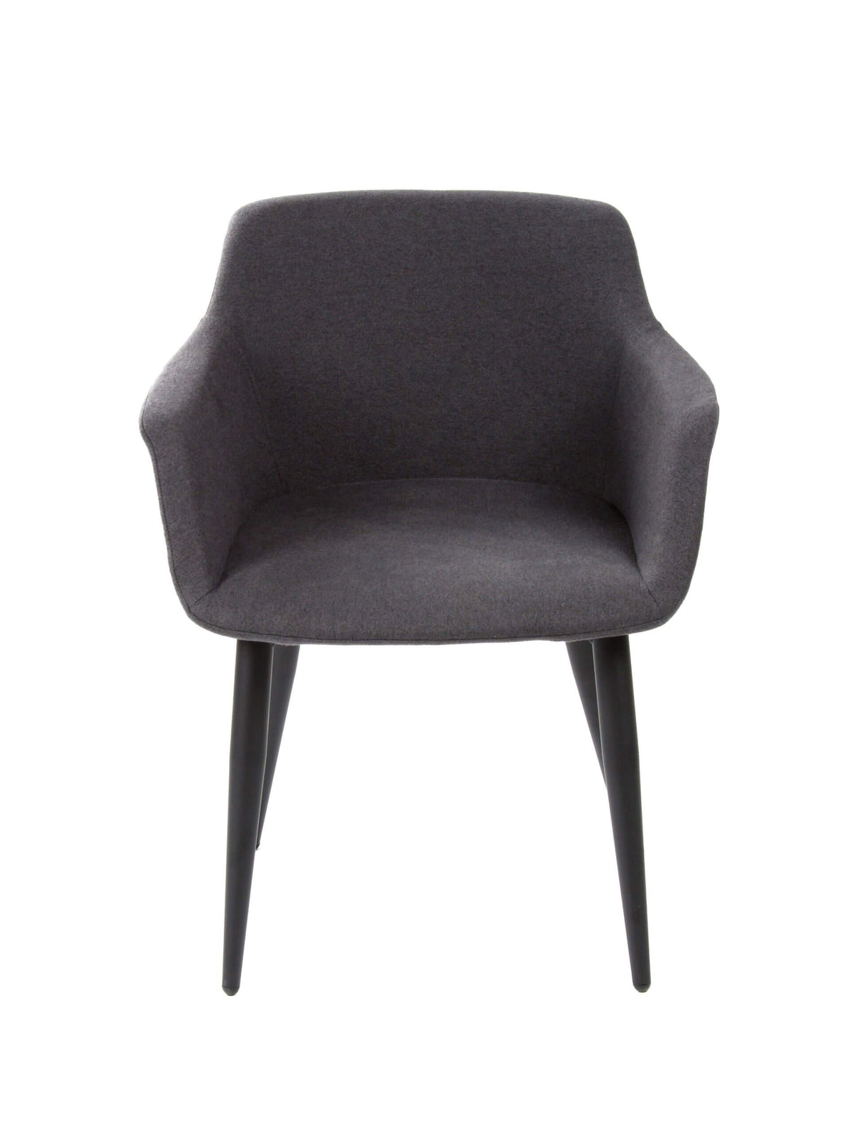 FURNISHINGS MATE OWEN CHAIR GRAPHITE SET OF TWO DC 345-GP-MB