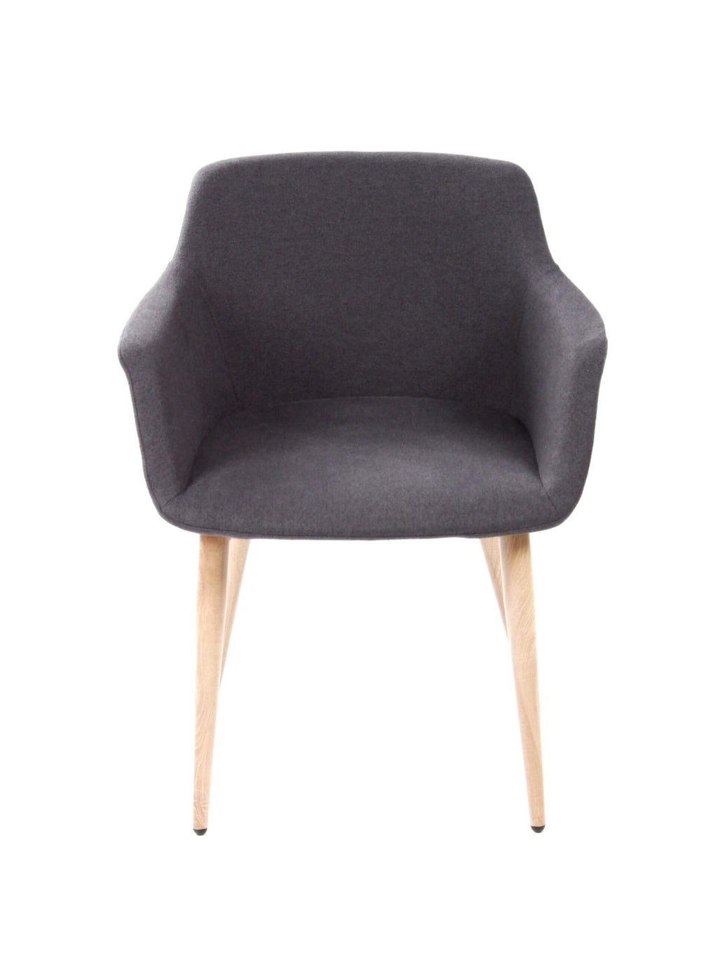 FURNISHINGS MATE OWEN CHAIR GRAPHITE SET OF TWO DC 345-GP-WO