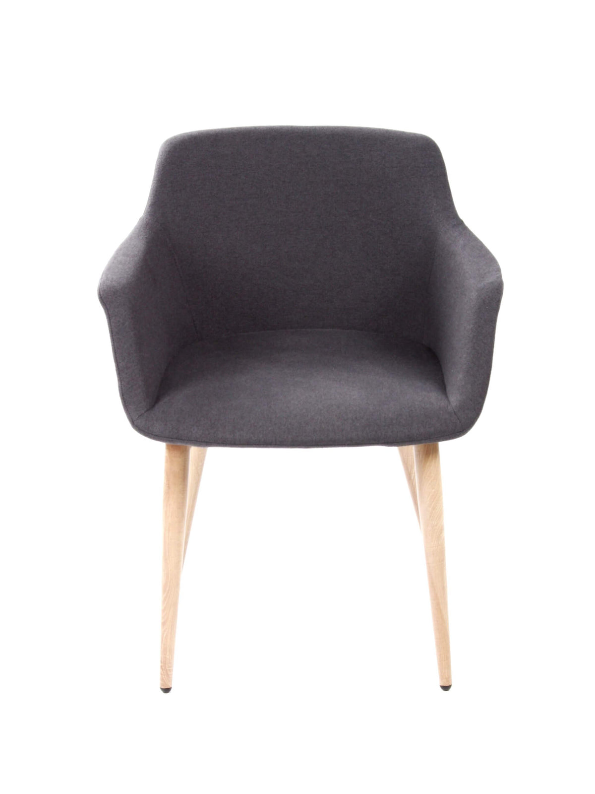 FURNISHINGS MATE OWEN CHAIR GRAPHITE SET OF TWO DC 345-GP-WO