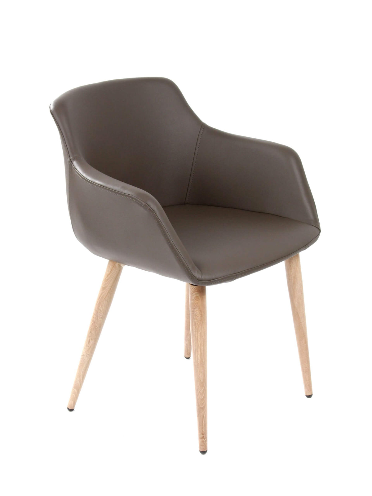 FURNISHINGS MATE OWEN CHAIR GREY SET OF TWO DC 345-GR-WO