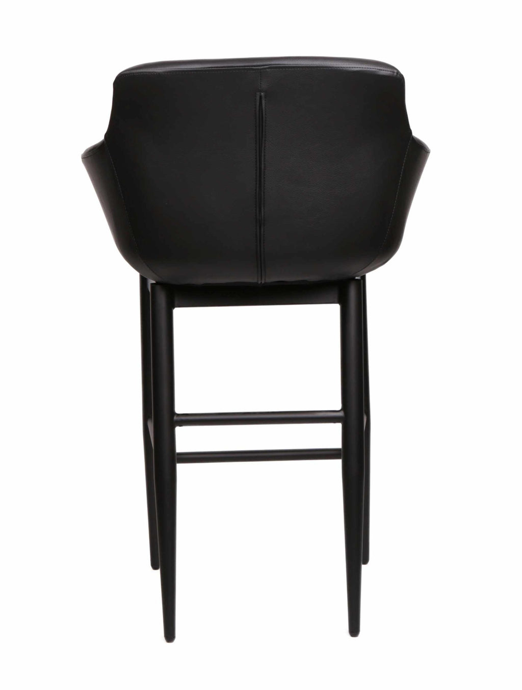 FURNISHINGS MATE OWEN COUNTER STOOL BLACK SET OF TWO CS 345-BL-BW