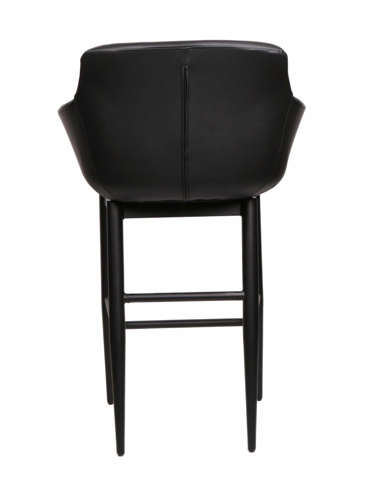 FURNISHINGS MATE OWEN COUNTER STOOL BLACK SET OF TWO CS 345-BL-BW