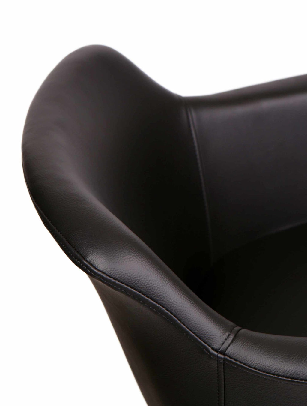 FURNISHINGS MATE OWEN COUNTER STOOL BLACK SET OF TWO CS 345-BL-BW