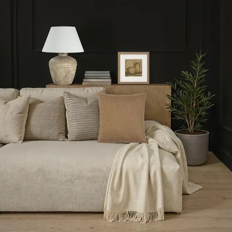 RENWIL FERRO PILLOW OCHRE PWFL1486