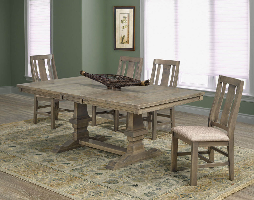 CARDINAL WOODCRAFT PERSIAN DOUBLE PEDESTAL TABLE