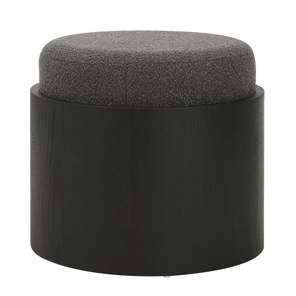 RENWIL CAPSULA OTTOMAN BLACK CHA133