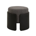 RENWIL CAPSULA OTTOMAN BLACK CHA133