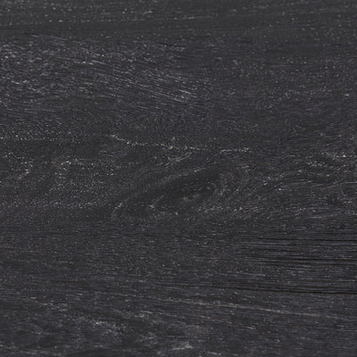 matte black painted mango wood,