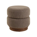 RENWIL MIELE OTTOMAN TAUPE CHA132