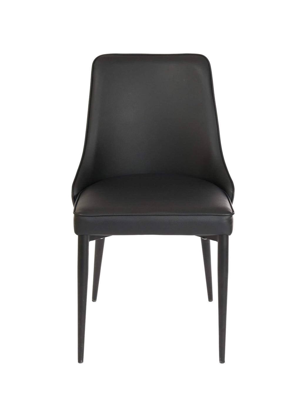 FURNISHINGS MATE ROBIN CHAIR BLACK SET OF TWO DC 356-BL-MB